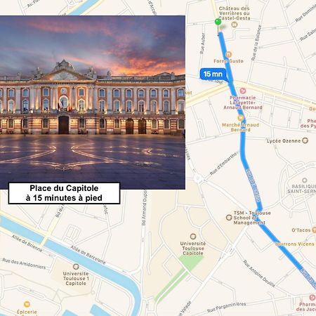 Le St Honore - Appartement Toulouse Centre Avec Chambre & Parking Exteriér fotografie